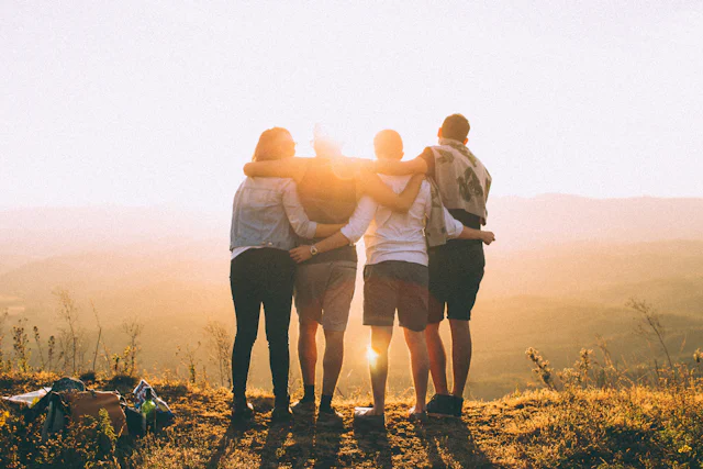Un groupe d'amis