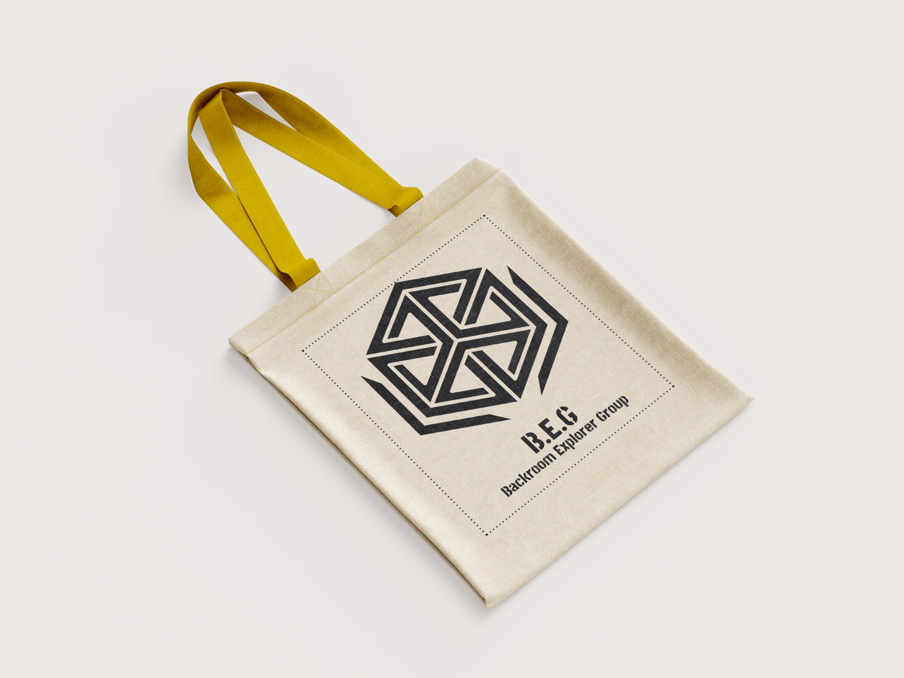 Tote bag Face the Unknown